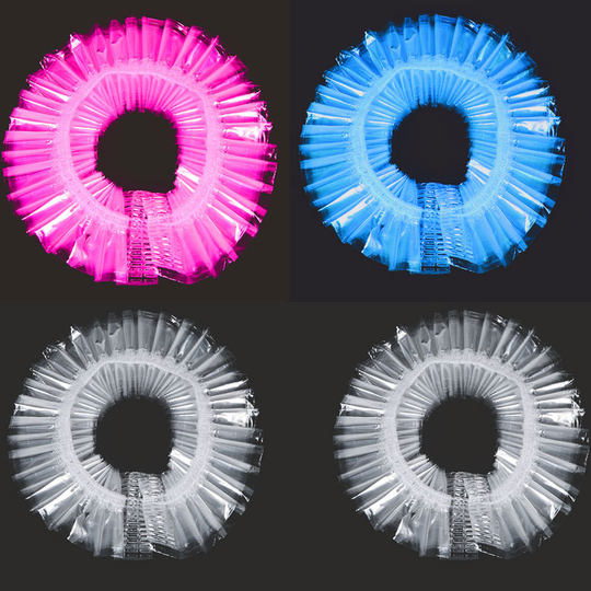 Extra thick disposable shower cap with large hood waterproof