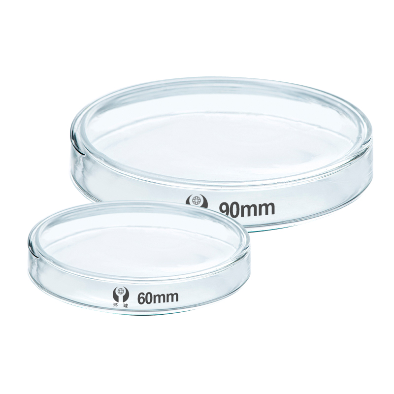 环球玻璃培养皿60mm 75mm 90mm 100mm细胞细菌组织培养平皿高硼硅 - 图0