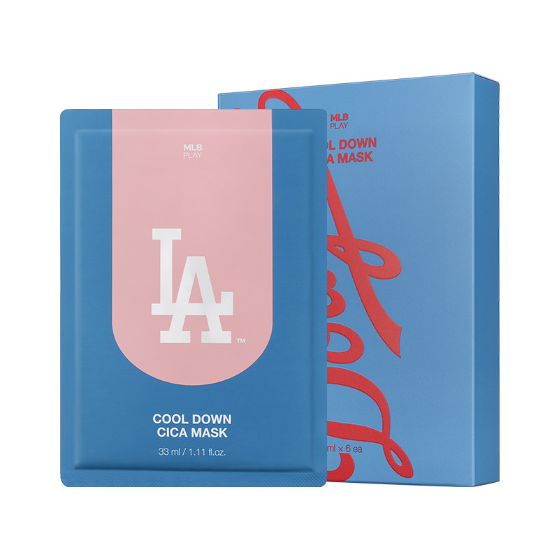 mlb冰爽舒缓保湿晒后修护空调面膜 MLB化妆品贴片面膜
