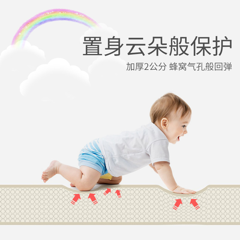 迪士尼爬行垫加厚2cm客厅垫子地垫 妈咪时代爬行垫