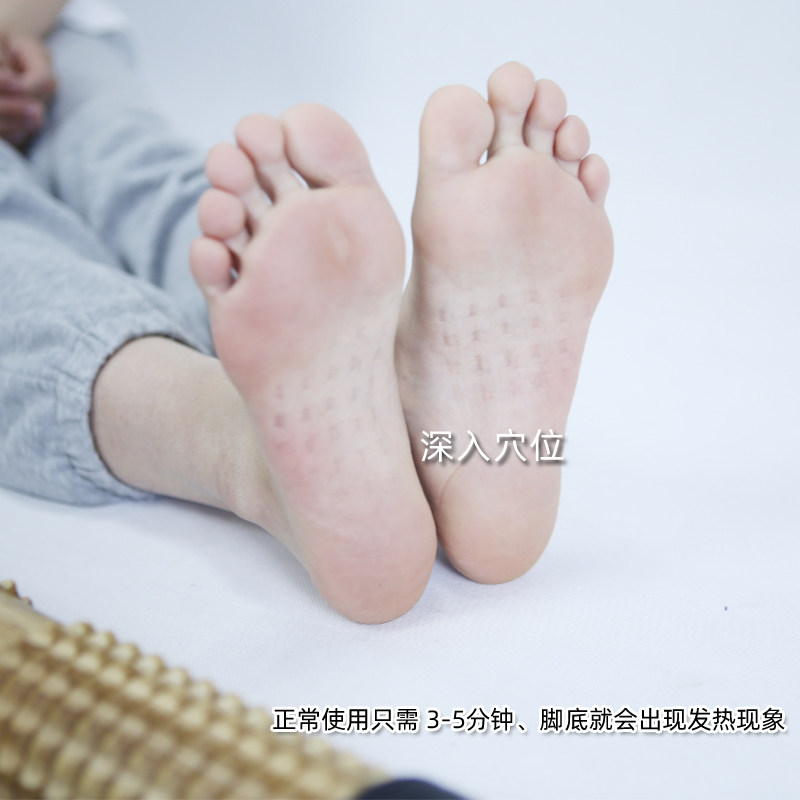 家用木质滚轮式腿部按摩脚器按摩器 萱尚按摩器材