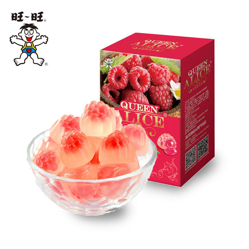 旺旺queen alice注心qq糖橡皮糖果 八阵图食品专营糖果
