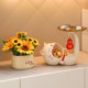 Creative lucky cat entrance key storage ornament
