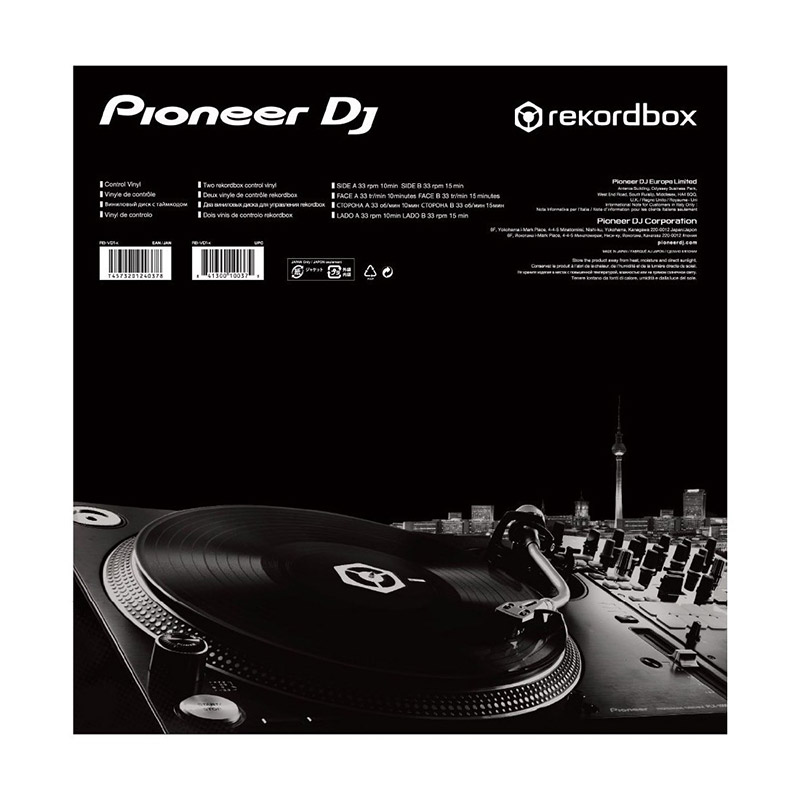 Pioneer dj 先锋 RB-VD1 Rekordbox 时间码黑胶唱片 time code - 图2