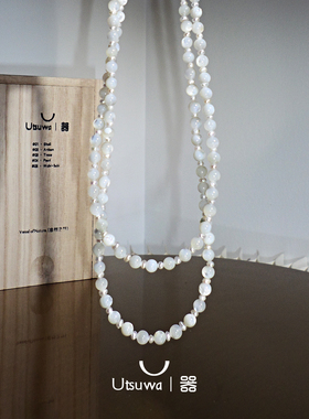 设计师白蝶贝珍珠S925锁骨链