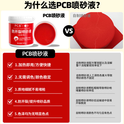 PCB巧克力慕斯喷砂液加热即用烘焙蛋糕法甜西点甜品喷砂机喷砂液 - 图0