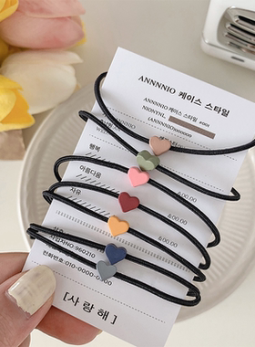 情侣小皮筋送给男朋友发圈可爱皮筋女扎头发绳夏季2024年新款头绳