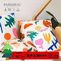 PAPAHUG | Childrens abstract Pattern design Large number Small number baby Childrens room Decorative Pendulum with pillow hold pillows