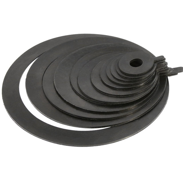Rubber flange gaskets resist acid and alkali corrosion and aging