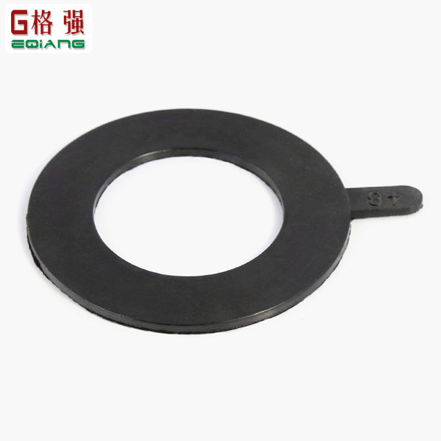 Rubber flange gaskets resist acid and alkali corrosion and aging