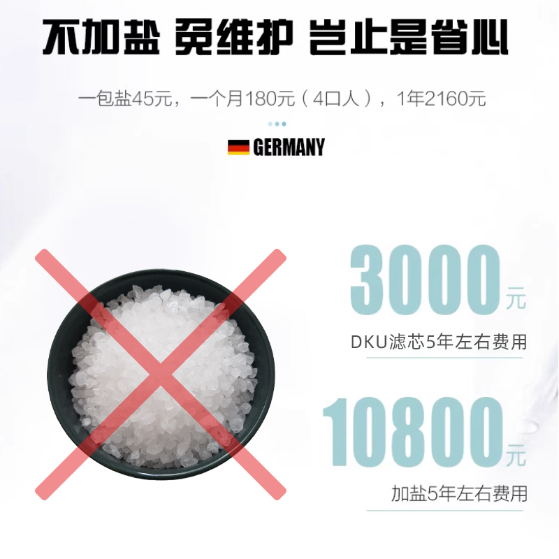 DKU德国无盐软水机家用 全屋中央软净一体大流量软水机别墅净水器 - 图0