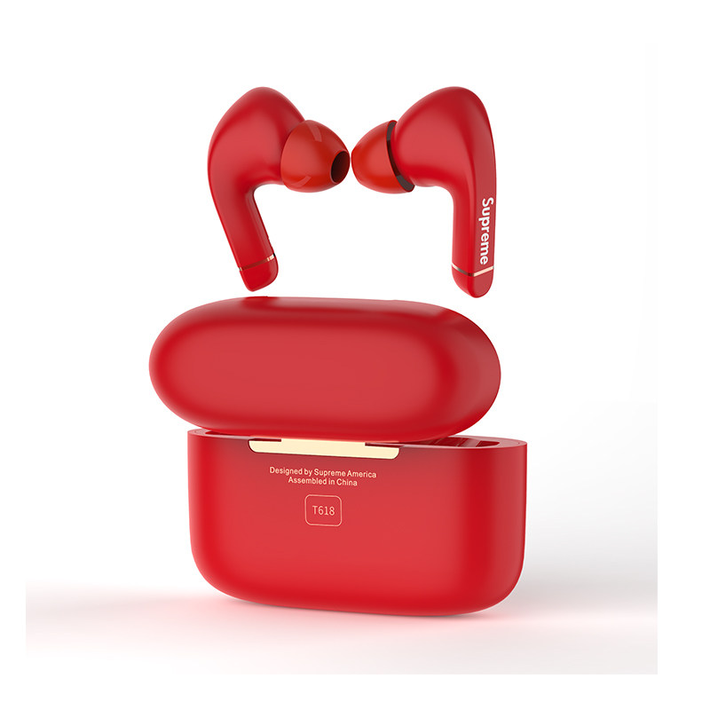 真无线耳机潮牌supreme苹果华为 骨传感蓝牙耳机