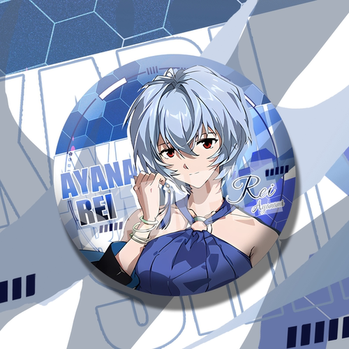 EVA福音战士双闪古风昭华系列碇真嗣明日香绫波丽周边大徽章吧唧 - 图2