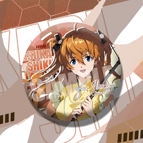 EVA福音战士双闪古风昭华系列碇真嗣明日香绫波丽周边大徽章吧唧 - 图3