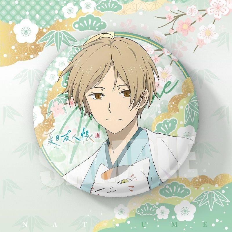 夏目友人帐动漫谷子夏目猫咪老师周边双闪大徽章吧唧谷子痛包装饰,淘宝优惠券,粉丝福利购,淘宝优惠卷