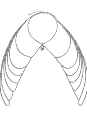 欧美跨境饰品个性甜酷链条流苏肩