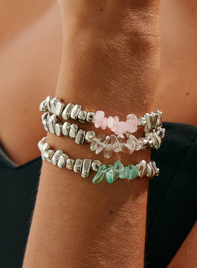 欧美跨境设计感异形CCB串珠手链