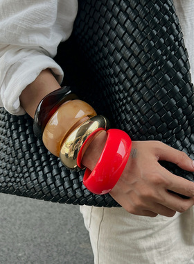 欧美跨境设计感不规则光面晕染树