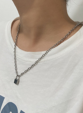 韩版简约百搭饰品O字链项链男女