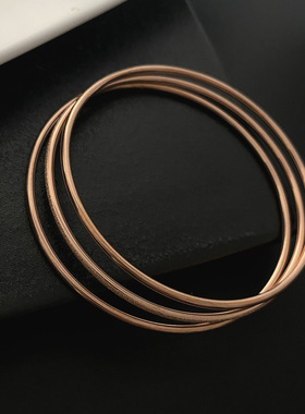 三生三世手镯三环套镯细圈多环抖音同款网红小众钛钢首饰品手链女