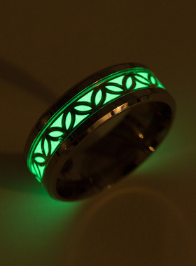 指环欧美钛钢不锈钢钛钢大号13号