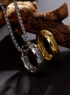 吊坠男钛钢项链挂件首饰时尚项坠