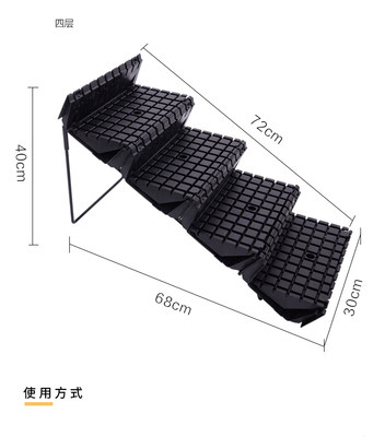 超市可变展示台 冷柜陈列垫板 冷风柜可水果蔬菜展示架精品陈列台 - 图2
