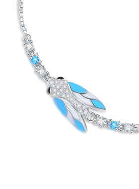 CIGA LONG龙梓嘉原创设计游园惊梦系列珐琅夏蝉手链