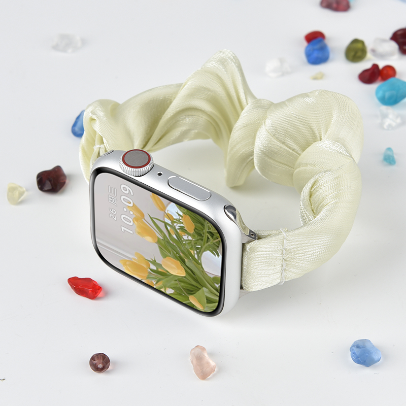 适用小米手环8pro手表带9pro大肠发圈redmiwatch4手腕带透气7pro高级感红米5智能运动手表watch6/4/5替换表链 - 图3