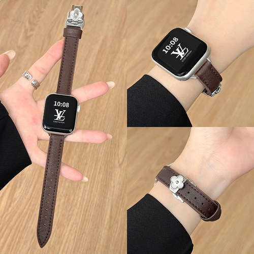 适用vivowatchgt2表带秋冬新款vivo watchgt手表带硅胶皮质蝴蝶扣vivowatch5/3高级2智能iqoowatchgt女款腕带 - 图2