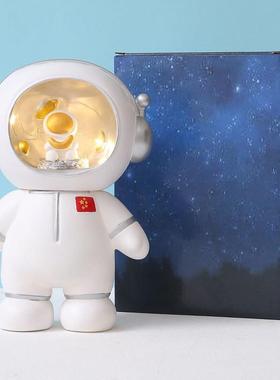 时钟太空人宇航员存钱罐大号储钱罐2024年新款儿童男孩女孩储蓄罐