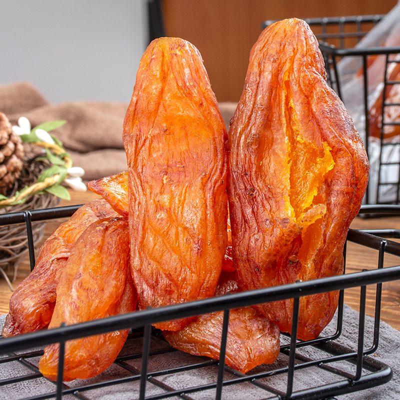 Farmer Red Yao Steamed Dried Sweet Potatoes, Soft and Glutinous, Durian, Sweet Potatoes and Sweet Potato Dried Strips, Foodies for Breakfast and Night to Satisfy Hungry and Greedy Foods