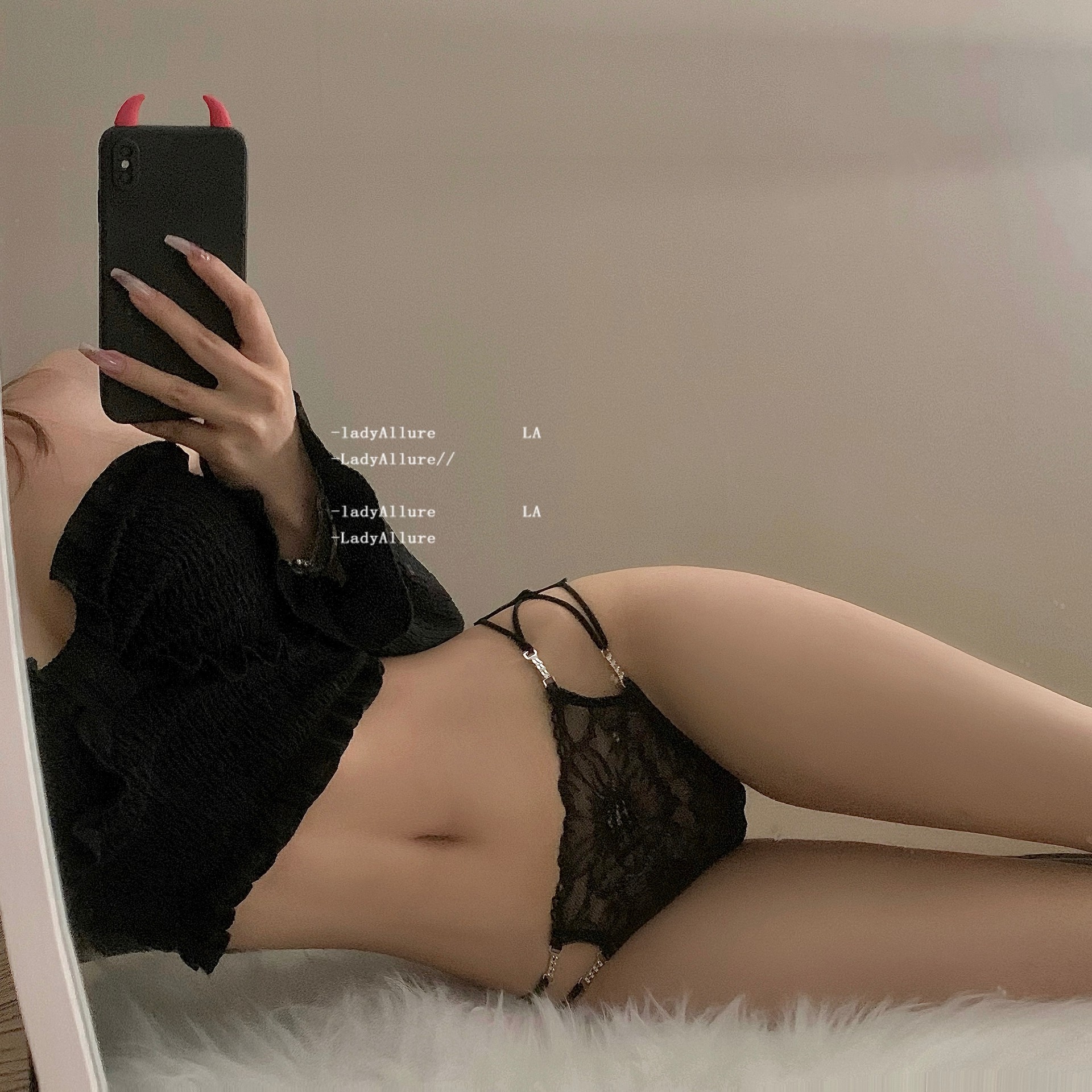 「LA」Nyssa·视线迷迭丨边界系列*性感诱惑蕾丝细绑带交叉内裤女,淘宝优惠券,粉丝福利购,淘宝优惠卷