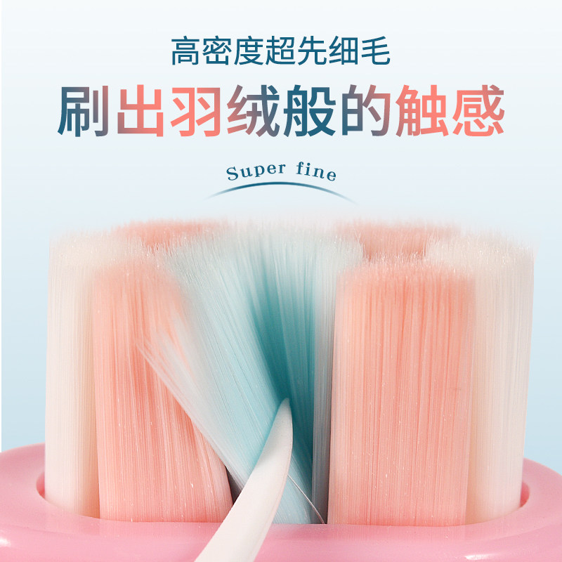 软毛牙刷超细护龈万根情侣月子大人男士敏感牙龈专用纳米家用家庭,淘宝优惠券,粉丝福利购,淘宝优惠卷