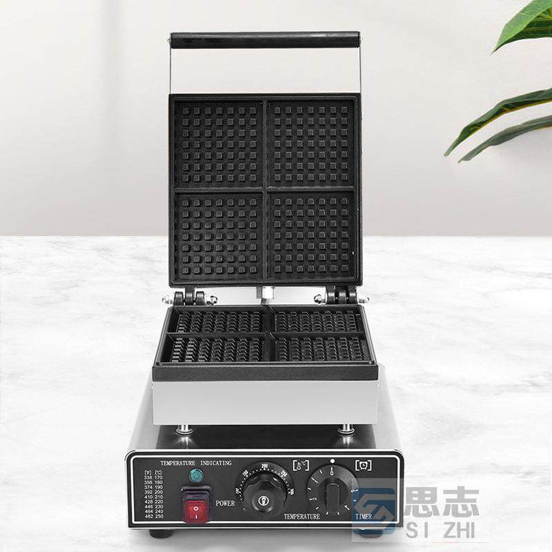 方形华夫炉商用华夫饼机奶茶店松饼机方形四片华夫炉浅格电热,淘宝优惠券,粉丝福利购,淘宝优惠卷