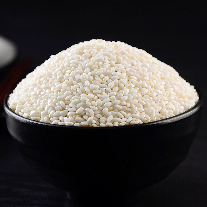 Snow jujube white glutinous rice 5 pounds farm round whole grains