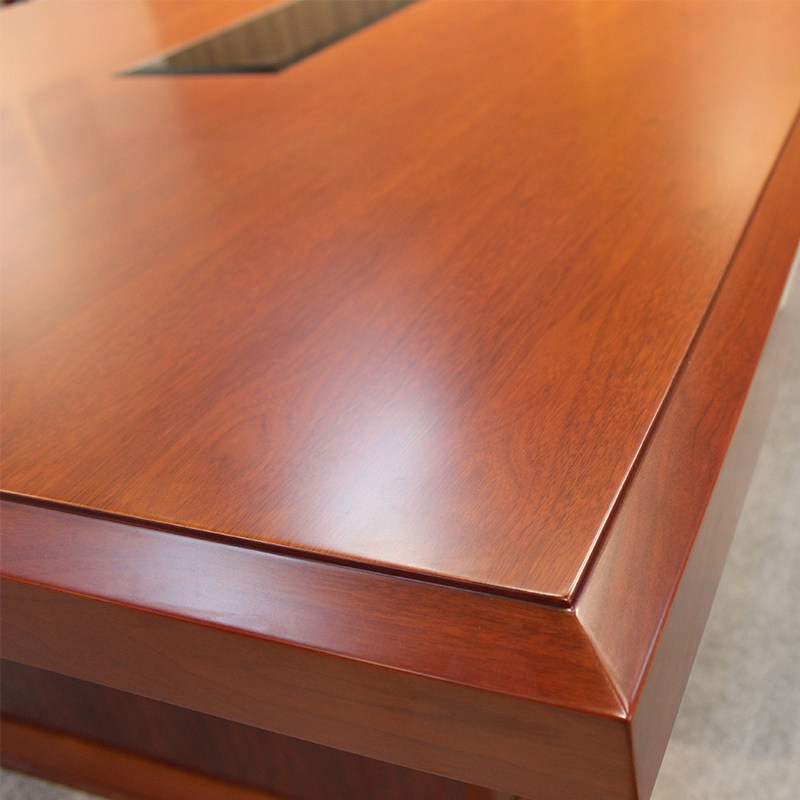 办公家具小型油漆实木会议桌长桌现代简约传统中式洽谈培训椅组合