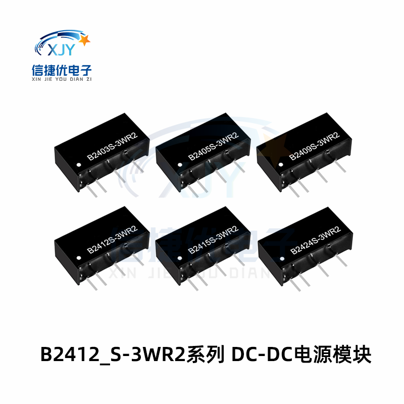 B2405S-3WR2 DC-DC电源模块B2403/B2409/B2412/B2415/B2424S-3WR2 - 图2