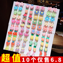 Childrens ear clip little girl cute cartoon earrings without earbuds BABY FASHION ANTI-PAIN EARRINGS PRINCESS JEWELLERY EARRINGS