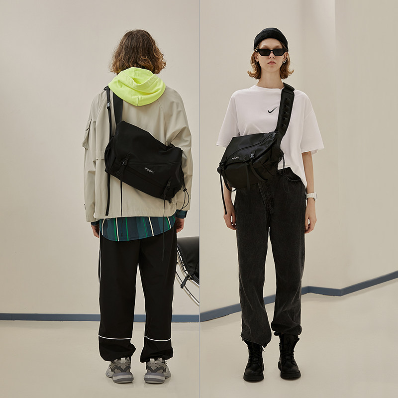 vaoper运动机能单肩工装学生斜挎包 vaoper男士包袋