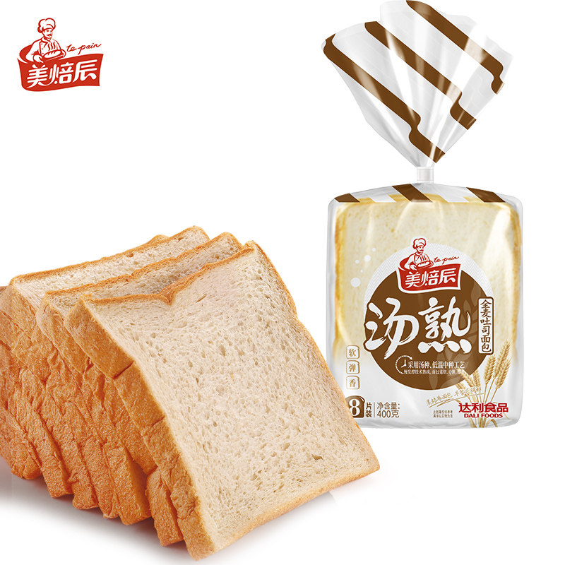 达利园美焙辰400g汤熟吐司2面包 旻瑞食品西式糕点