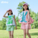 Girls' Dress 2025 Summer New Style Fashionable Little Girl Pure Cotton Skirt