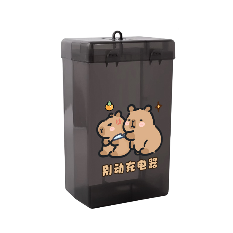 电动车卡通充电器防雨盒防水罩可爱防水收纳电瓶车充电器防尘通用 - 图3