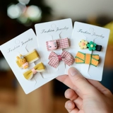 Детский милый аксессуар для волос, мультяшная заколка для волос с бантиком для девочек, безвредные шпильки для волос для принцессы