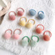 Cute fur ball pair, candy-colored children’s hair accessories