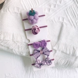 Мультяшный детский шерстяной войлок для раннего возраста, резинка для волос для принцессы, заколка для волос с бантиком, аксессуар для волос