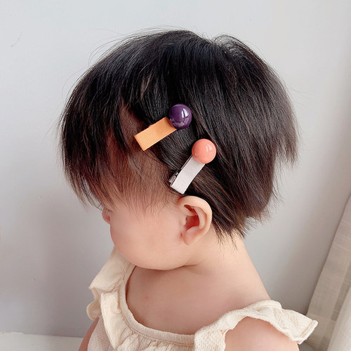 女宝宝发夹套装可爱儿童不伤发婴幼儿全包布发卡子公主刘海夹发饰 - 图2