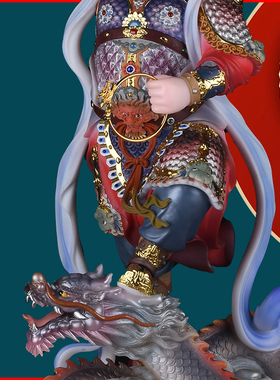 哪吒三太子道护法神像装饰摆件