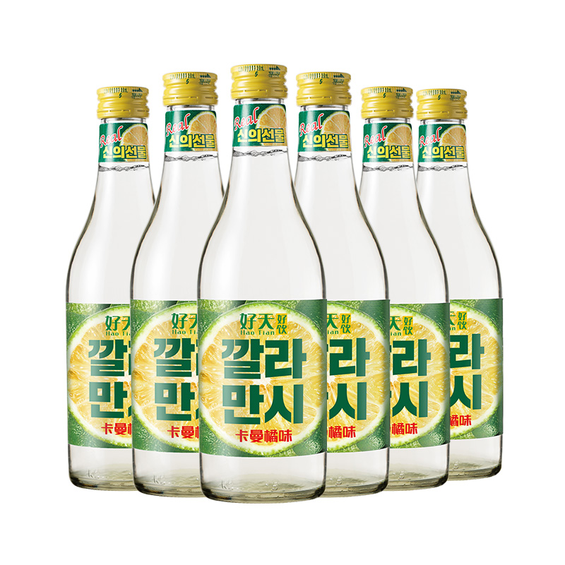 好天好饮韩国进口卡曼橘果味烧酒低度微醺女士非清酒360ml*6瓶装-图2