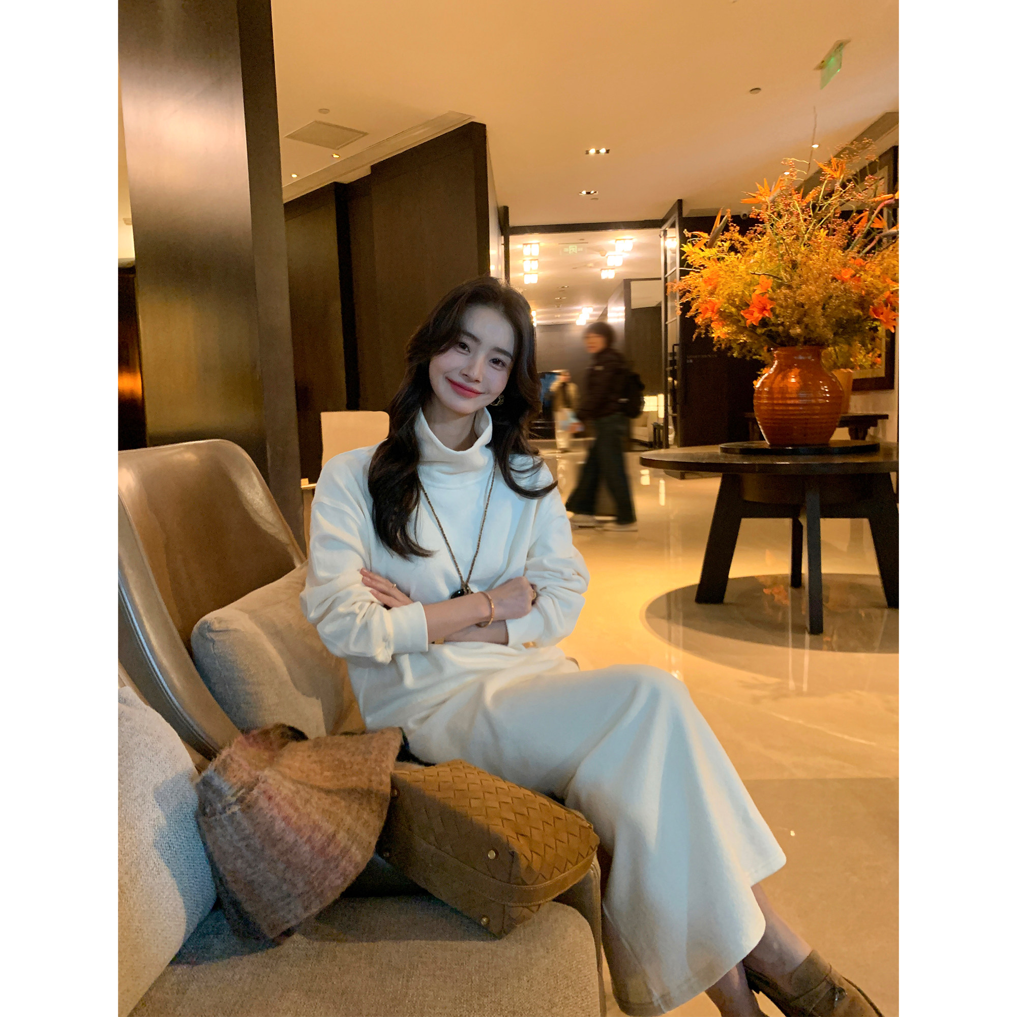 pusumede 随心配丨宽松休闲套装女半高领套头卫衣/休闲裤/半身裙,淘宝优惠券,粉丝福利购,淘宝优惠卷